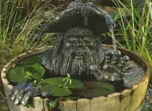 Мини-пруд как маленький водный оазис на небольшой территории