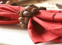 Украшения в духе осени: жёлуди 