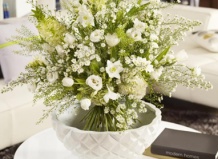 Букеты и композиции в белом цвете