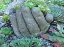 Рука из гипертуфа