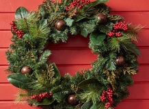 Самодельный вечнозеленый венок - красота, неподвластная времени 