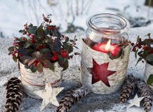 Новогодний эко-декор из бересты