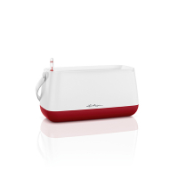 Корзинка для растений Lechuza Yula бело-красная 38х17х33см купить