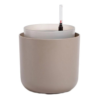 Вазон с системой автополива Tolita 16см, коричневый купить