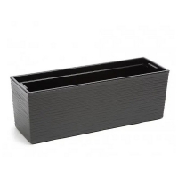 Вазон Ламела Бегония 190х560 долото-графит купить