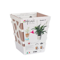 Вазон Idel Quadro 17см коричневый (Outlet) купить