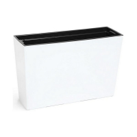 Вазон Ламела Вербена 190х560 белый купить