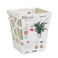 Вазон Idel Quadro 17см фісташковий купить