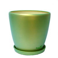 Вазон Грация №3 шелк салатовый купить