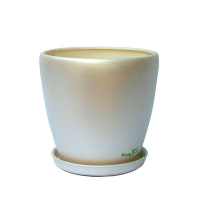 Вазон Грация №2 шелк серебро 4,5л купить