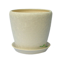 Вазон Грация №2 шелк белый 4,5л купить