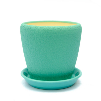 Вазон Грація шовк бірюза №3 купить