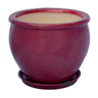 Вазон Вьетнам глянец бордо №2 купить