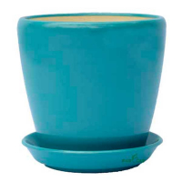 Вазон Грация №4 бирюза глянец купить