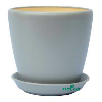 Вазон Грація №1 бархат сірий купить