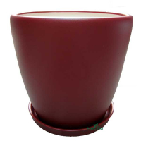 Вазон Грация №4 бархат бордо купить