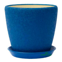 Вазон Грация №3 шелк синий 2,3л купить