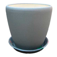 Вазон Грация №4 муар серебро купить