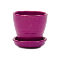 Вазон Ведро №5 глянец фуксия купить