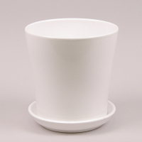 Вазон Вуаль №1 глянец белый купить