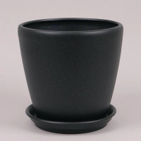 Вазон Грация №4 крошка черная 1,2л купить