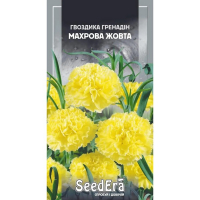 Гвоздика садова Гренадін махрова жовта дворічна Seedera, 0,2г купить