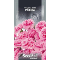 Насіння Гвоздика Шабо махрова рожева дворічна Seedera, 0,2 г купить