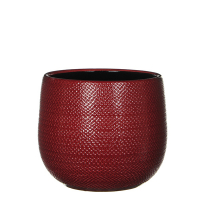 Вазон керамічний Gabriel 25х29см, червоний купить