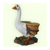 Фігура Гусак із горщиком купить