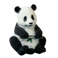 Садова фігурка Панда з бамбуком купить