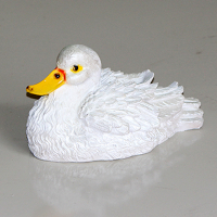 Садова фігура лебідь маленький купить