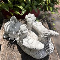 Садовая Фигура Котенок на спине купить