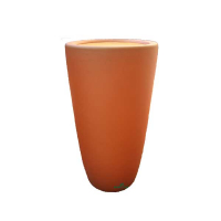 Кашпо циліндр муар бронзовий купить