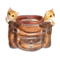 Кашпо сумка з кошенятами купить