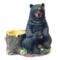Кашпо Мишка на пне купить