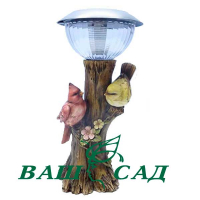 Садова фігура зі світильником на сонячних батареях купить