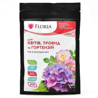 Добриво Floria Sol квiтiв, троянд, гортензii 200 г купить