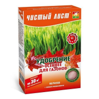 Удобрение для газона осеннее 300г (Чистый лист) купить