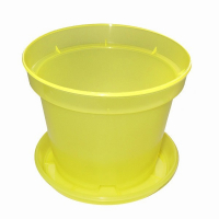 Вазон для орхидей желтый 170мм купить