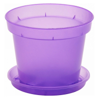Горшок для орхидей фиолетовый 150мм купить