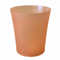 Горшок Орхидея оранжевый прозрачный купить
