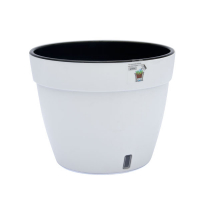 Вазон Асті біло-чорний 12л купить