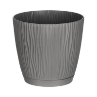 Вазон Sandy серый 110мм с поддоном купить