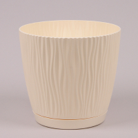 Вазон Sandy кремовий 240мм з піддоном купить