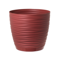 Вазон Sahara марсала 17 см з піддоном купить
