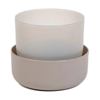 Вазон з пiддоном Тolita 16см, коричневий купить