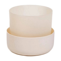 Вазон з пiддоном Тolita 16см, бежевий купить