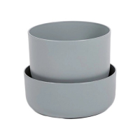 Вазон з пiддоном Тolita 19см, ciрий купить