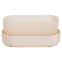 Вазон з пiддоном Тolita 29,5см, бежевий купить