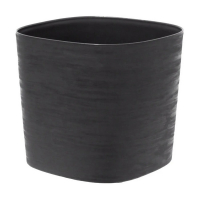 Вазон TeraPlast Capri 19 см темно-cерый купить
